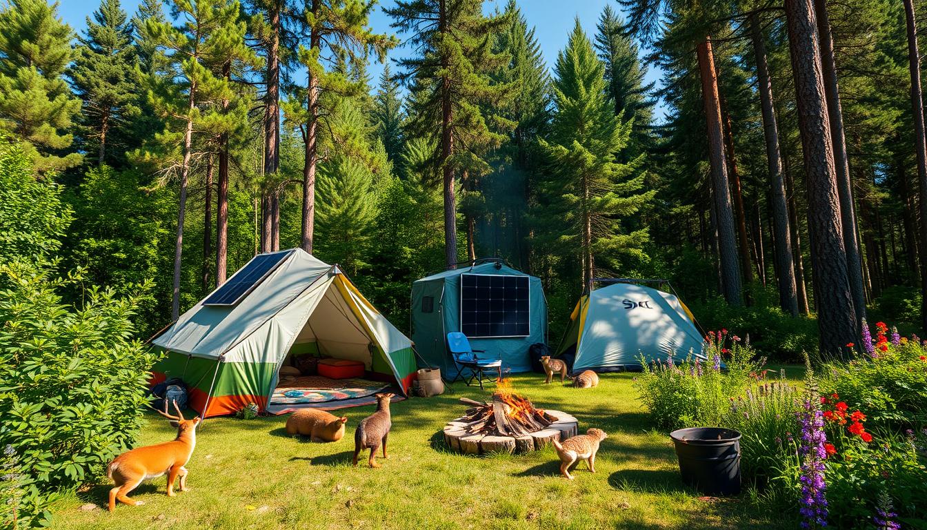 How to reduce your carbon footprint while camping