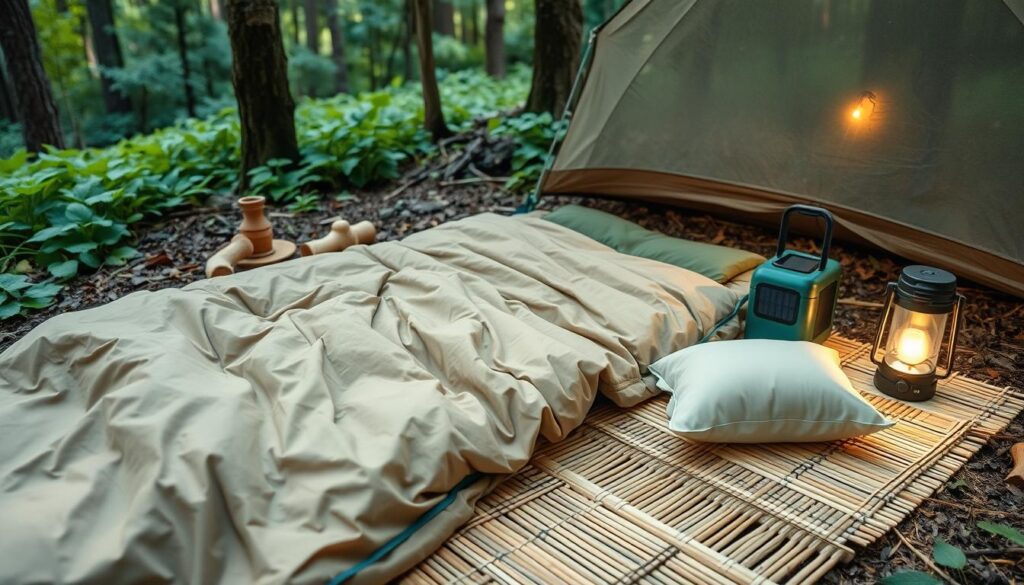 green camping essentials