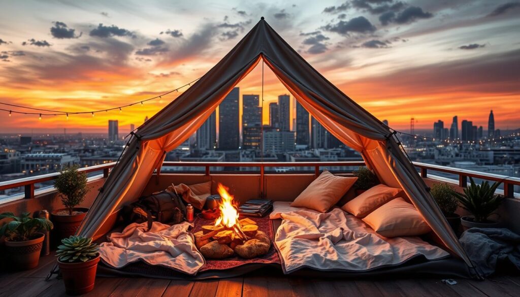 rooftop camping